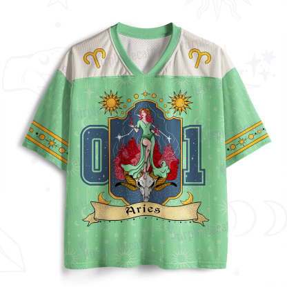 Purplehecate Aries Zodiac Mesh Jersey