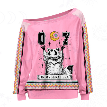 Purplehecate The In My Feral Era Off The Shoulder Graphic Jersey