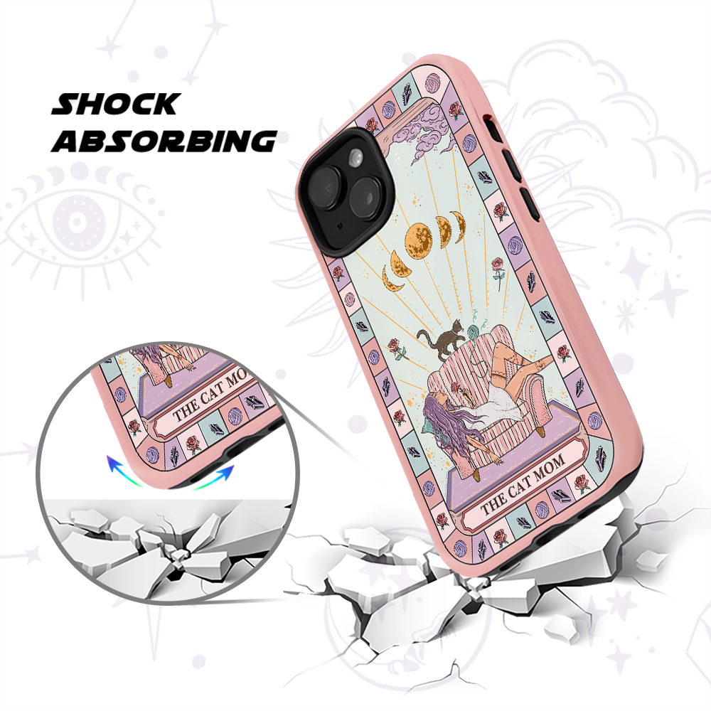 Purplehecate The Cat Mom Tarot Phone Case