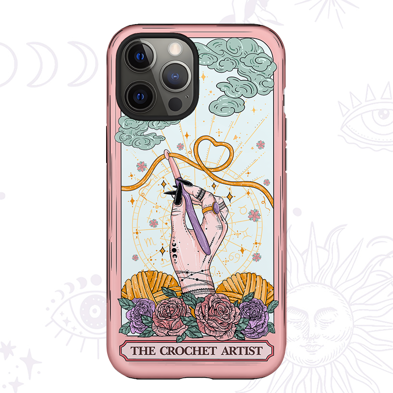 Purplehecate The Crochet Artist Tarot Card Phone Case