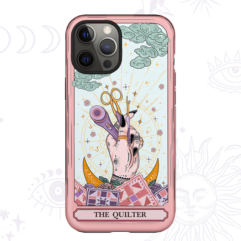 Purplehecate The Quilter Tarot Card Phone Case