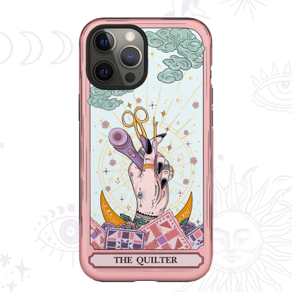 Purplehecate The Quilter Tarot Card Phone Case