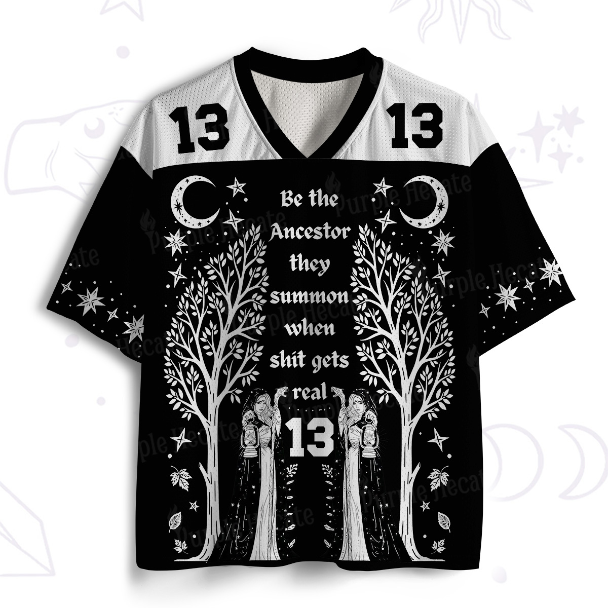 Purplehecate Be The Ancestor They Summon When Shit Gets Real Mesh Jersey