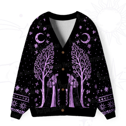 Purplehecate Be The Ancestor They Summon When Shit Gets Real Ugly Cardigan Sweaters