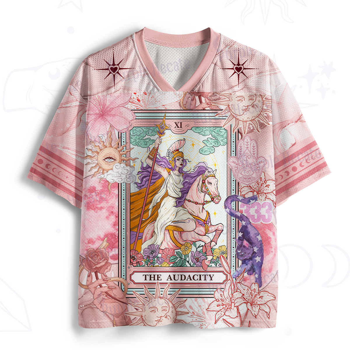 Purplehecate The Audacity Tarot Card Mesh Jersey