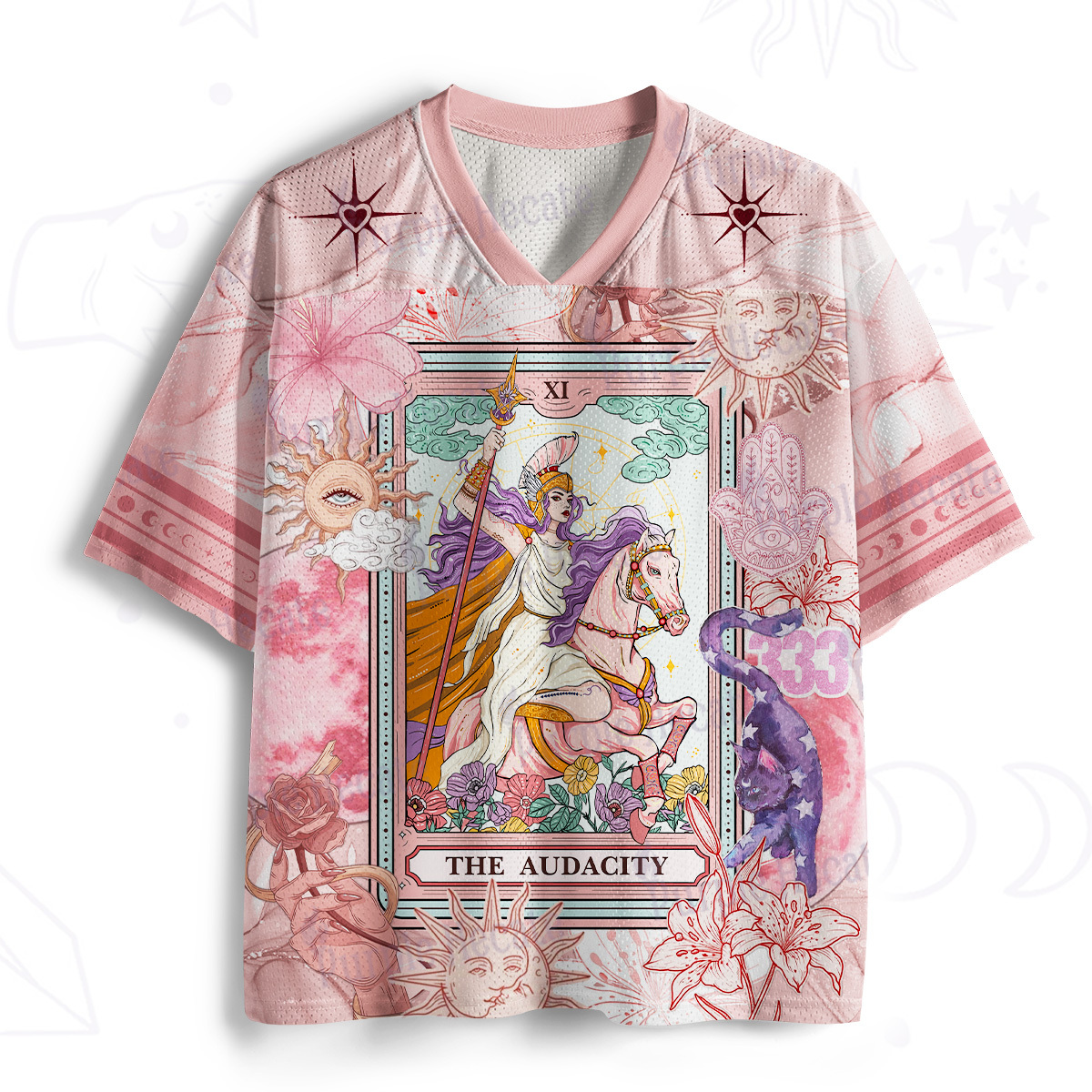 Purplehecate The Audacity Tarot Card Mesh Jersey