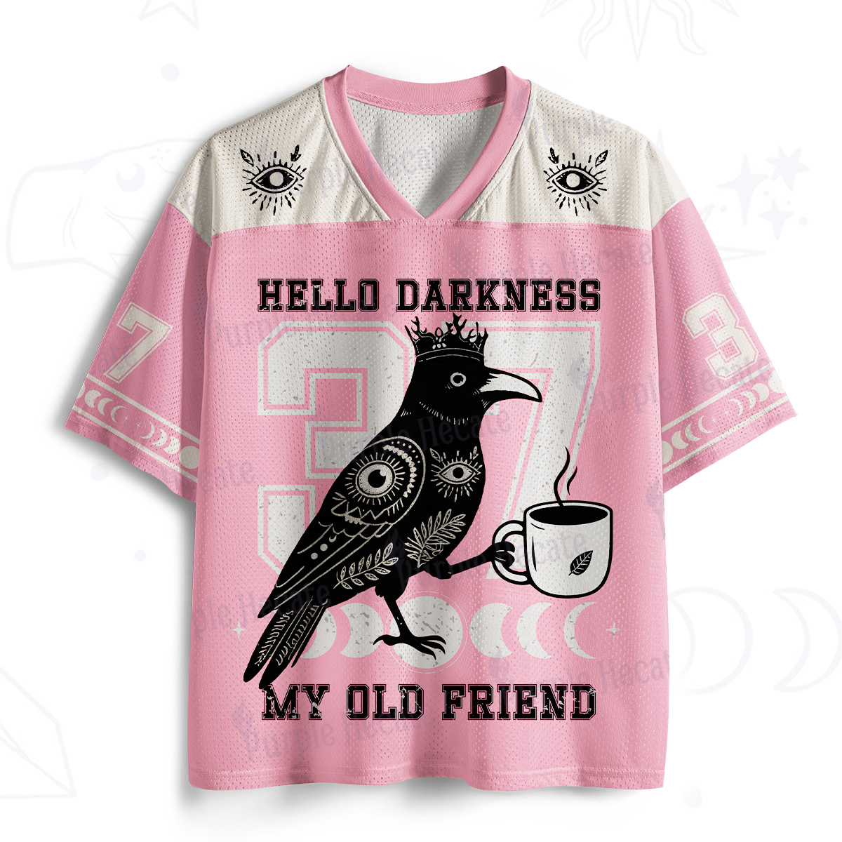 Purplehecate Hello Darkness My Old Friend Mesh Jersey