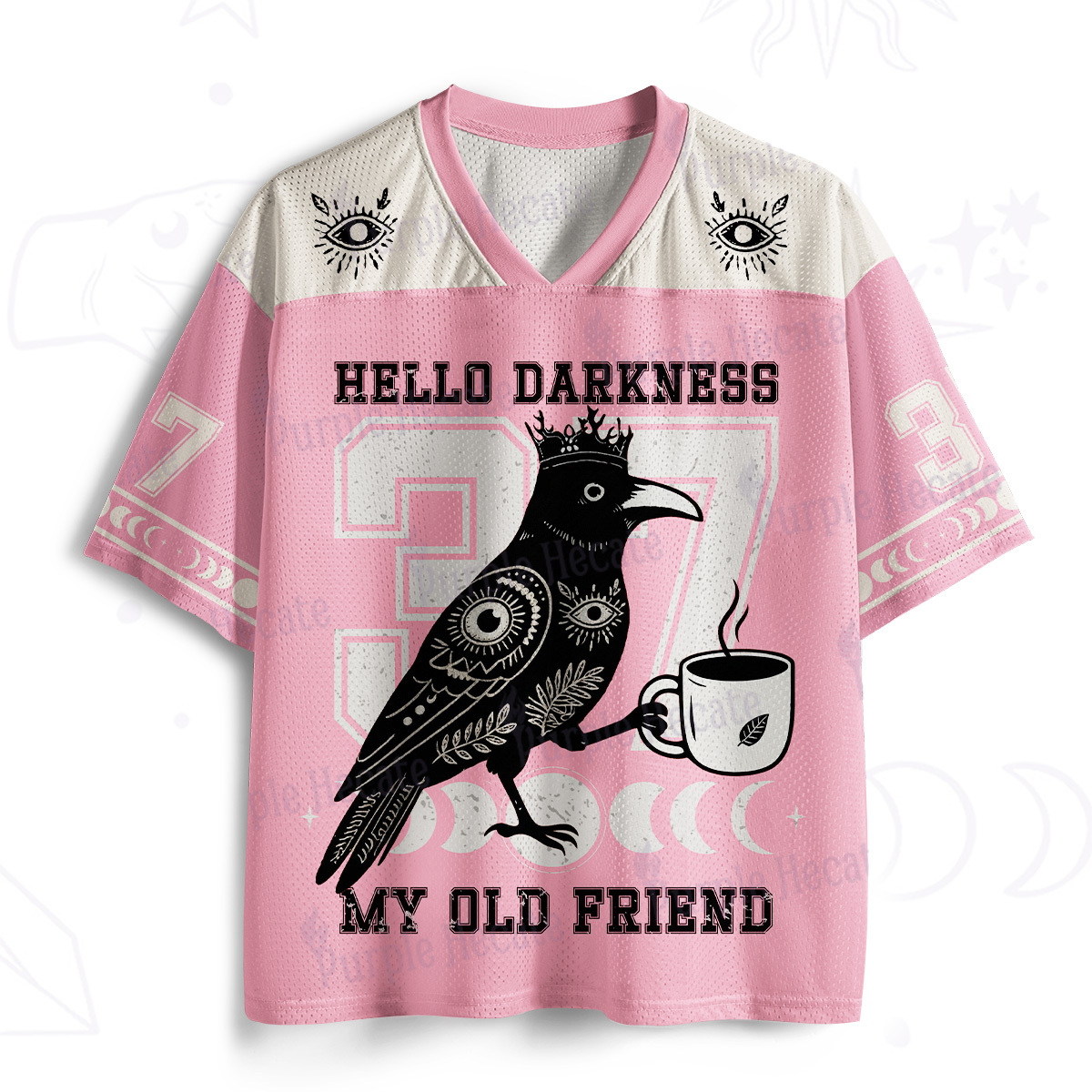 Purplehecate Hello Darkness My Old Friend Mesh Jersey