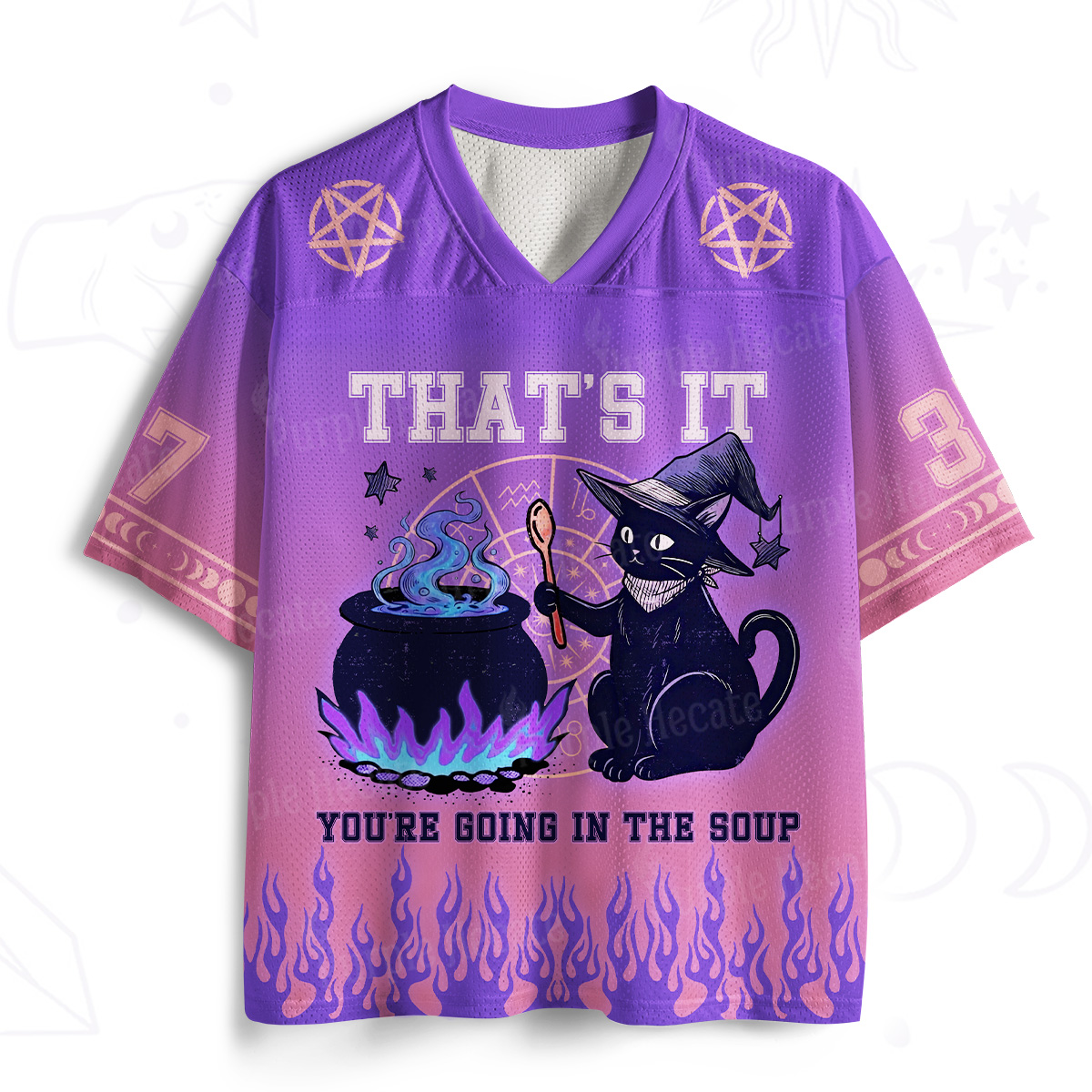 Purplehecate That's It You're Going In The Soup Mesh Jersey