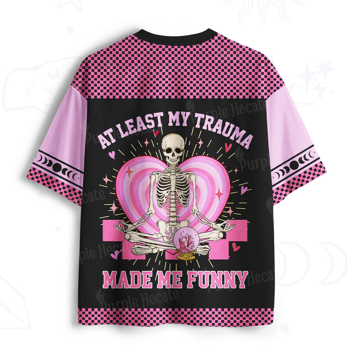 Purplehecate At Least My Trauma Made Me Funny Mesh Jersey