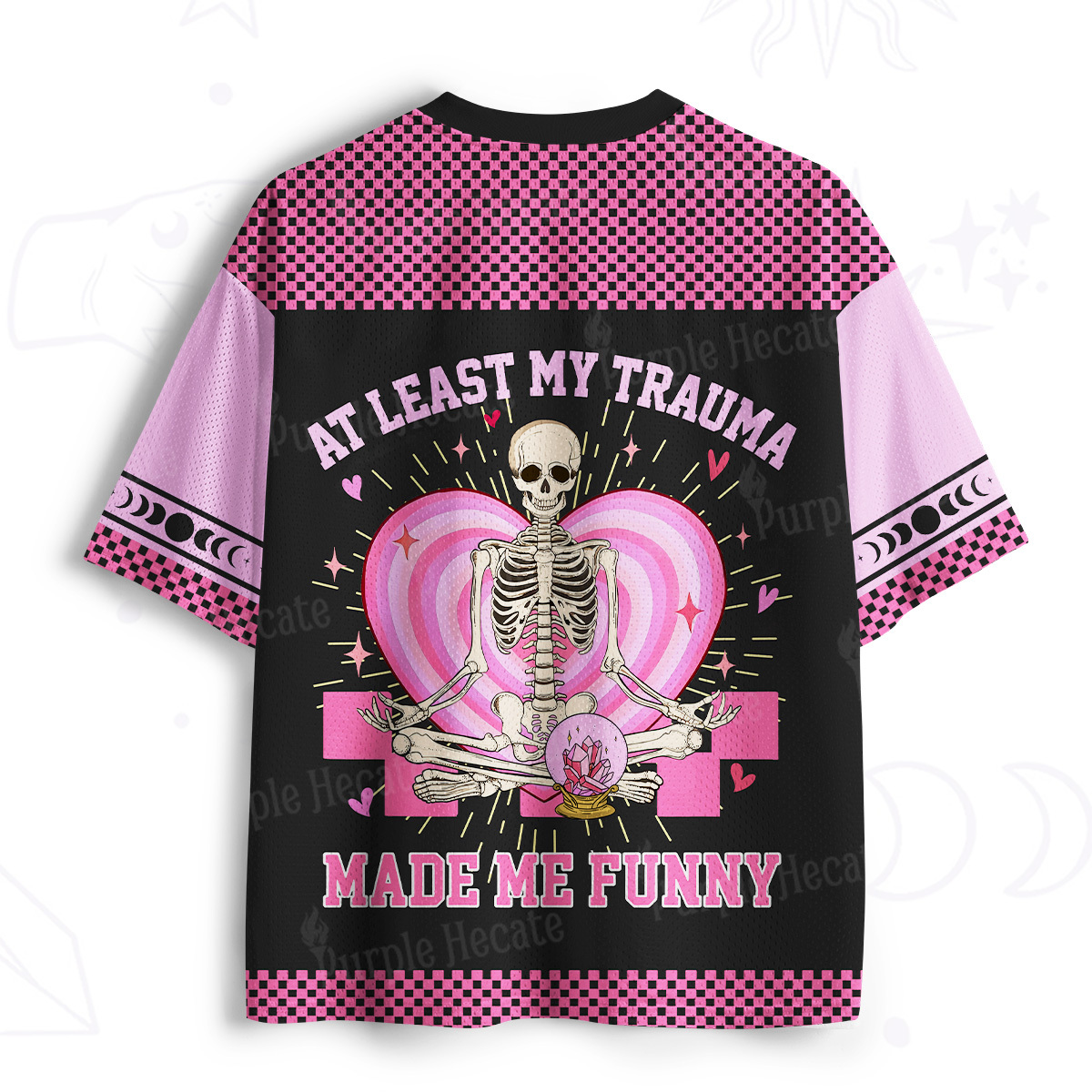 Purplehecate At Least My Trauma Made Me Funny Mesh Jersey