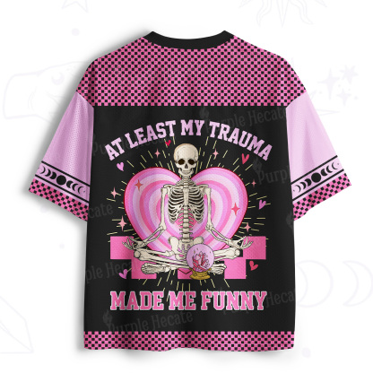 Purplehecate At Least My Trauma Made Me Funny Mesh Jersey