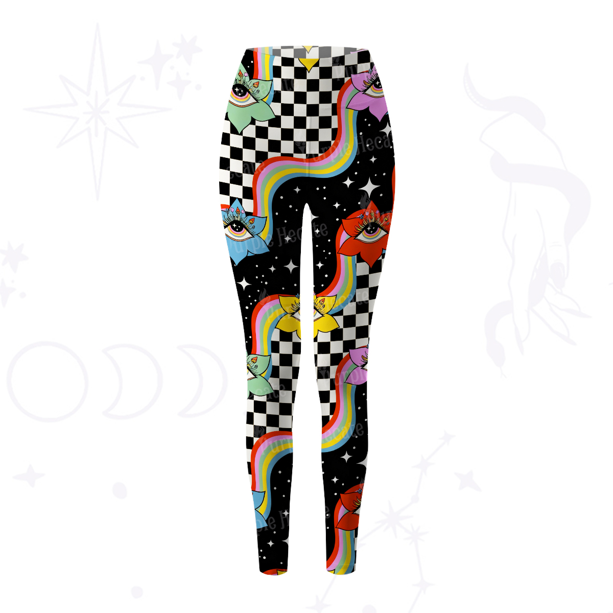 Purplehecate Enchanted Eye Blossom Yoga Pants