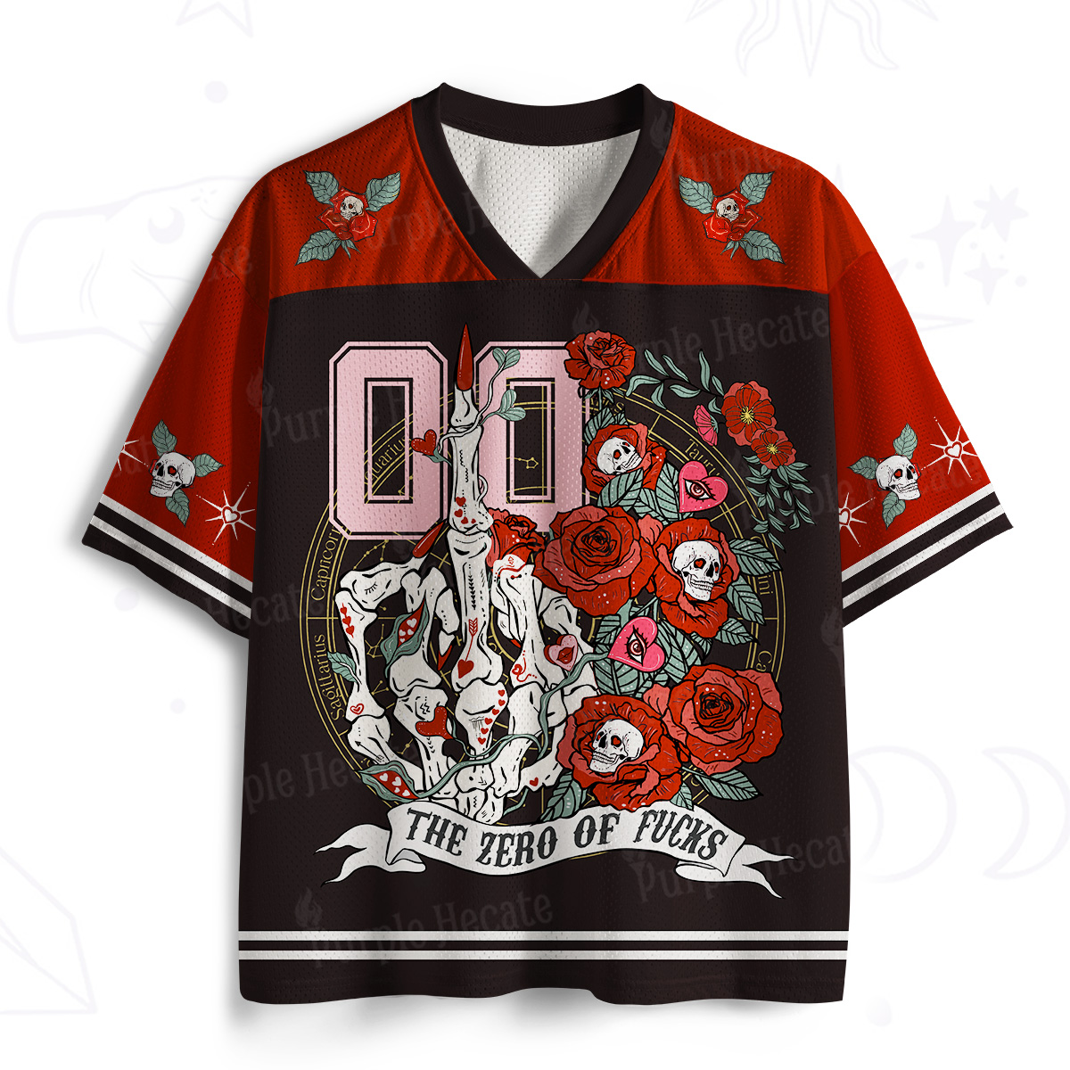Purplehecate The Zero Of Fucks Mesh Jersey
