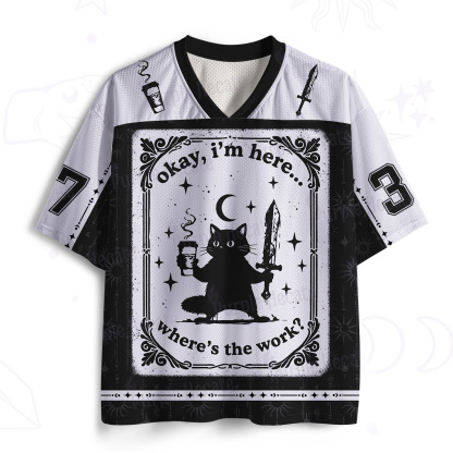 Purplehecate Okay I'm Here Where's The Work Mesh Jersey