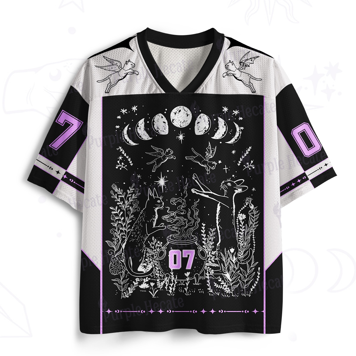 Purplehecate Celestial Cat Mesh Jersey