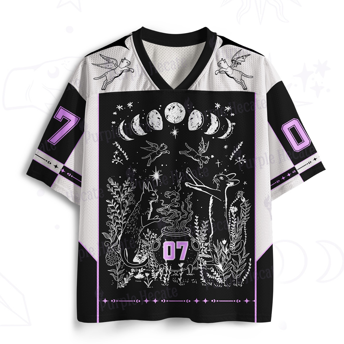 Purplehecate Celestial Cat Mesh Jersey