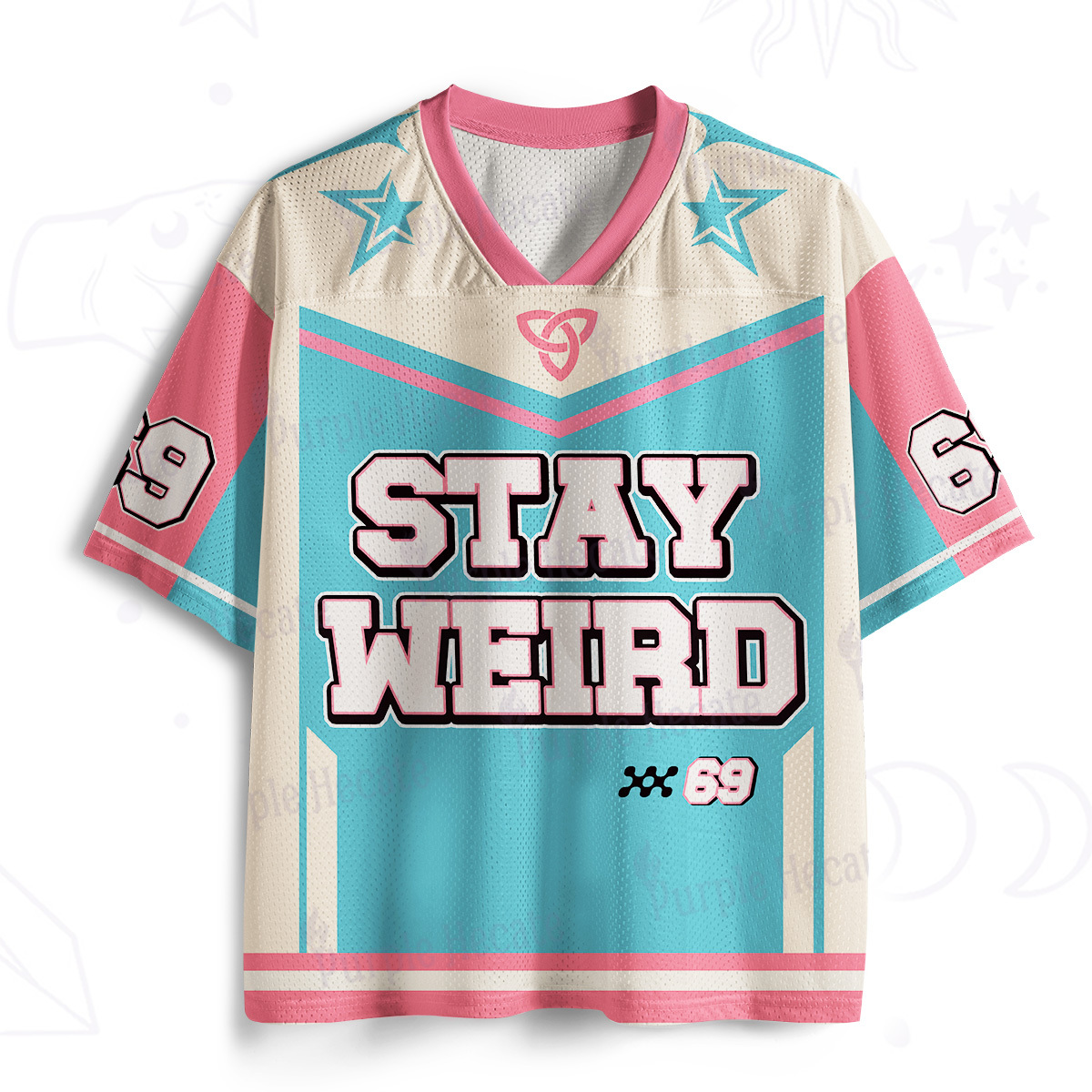Purplehecate Stay Weird Mesh Jersey