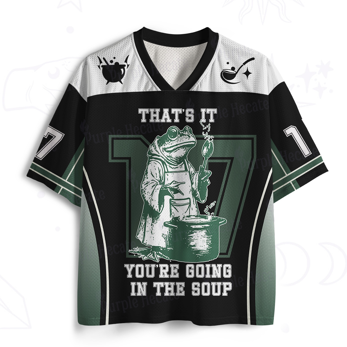 Purplehecate That's It You're Going in the Soup Mesh Jersey