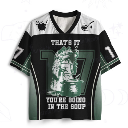 Purplehecate That's It You're Going in the Soup Mesh Jersey