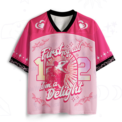 Purplehecate First Of All I'm A Delight Cat Mesh Jersey