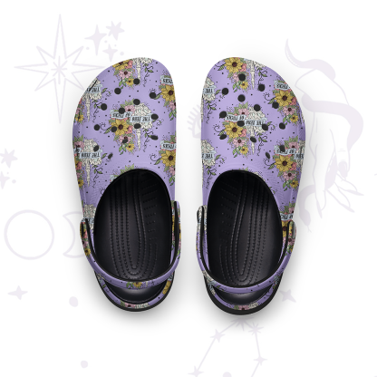 Purplehecate The Zero Of Fucks Rubber Clogs