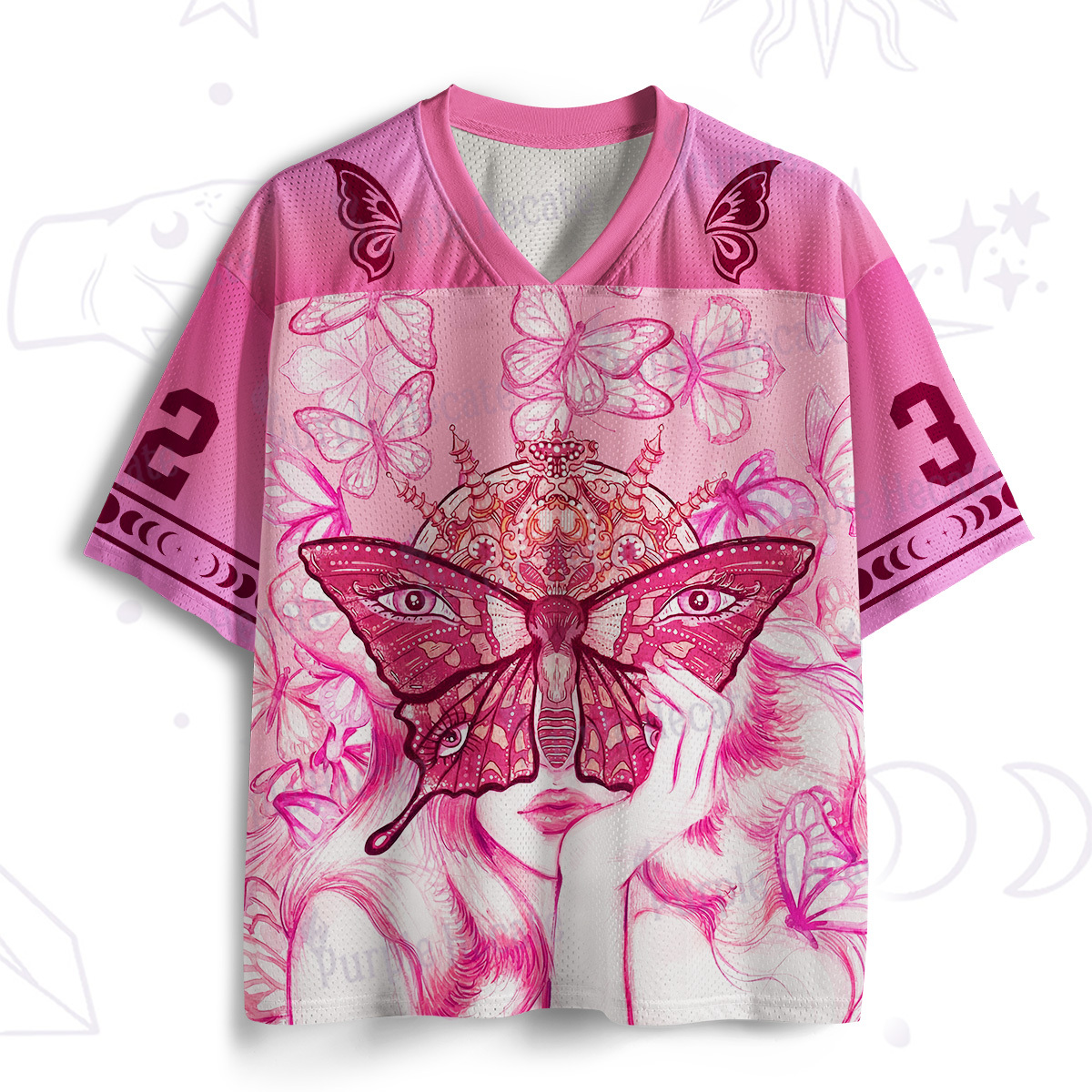 Purplehecate Butterfly Witchy Mesh Jersey