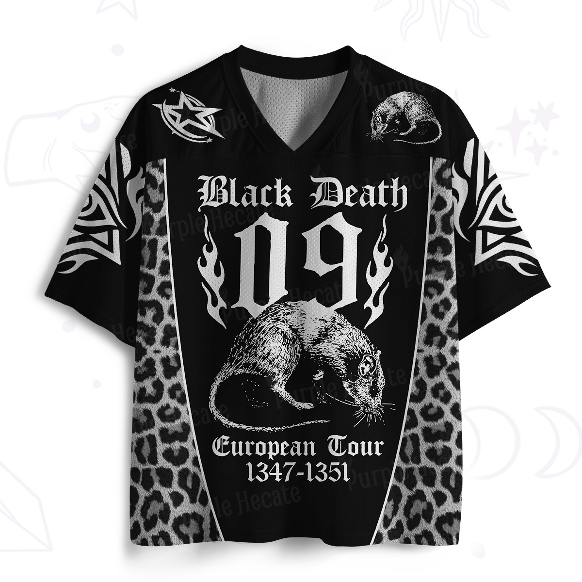 Purplehecate Black Death European Tour Mesh Jersey