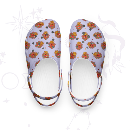 Purplehecate Sacred Heart Rubber Clogs