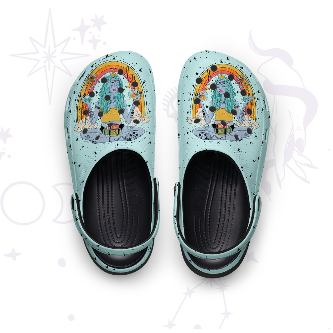 Purplehecate I'm The Queen Of All My Dreams Rubber Clogs