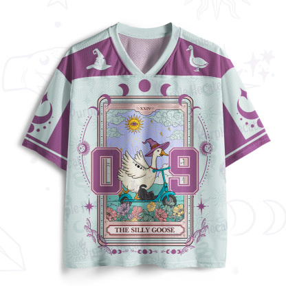 Purplehecate The Silly Goose Tarot Card Mesh Jersey