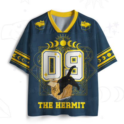 Purplehecate The Cardboard Hermit Cat Mesh Jersey