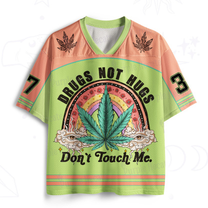 Purplehecate Drugs Not Hugs Mesh Jersey