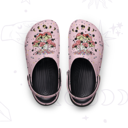 Purplehecate Magic Mushroom Rubber Clogs