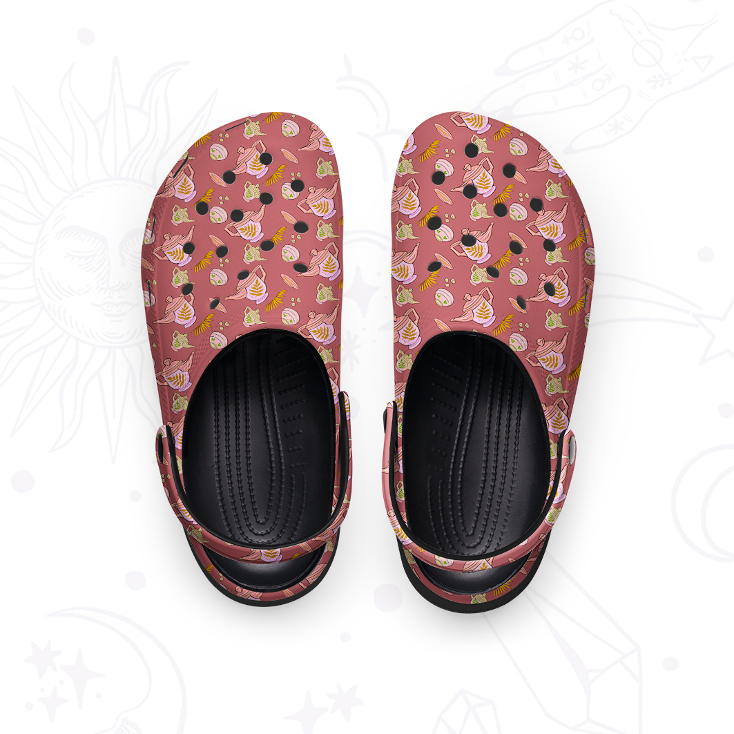 Purplehecate Purple Fantasy Rubber Clogs