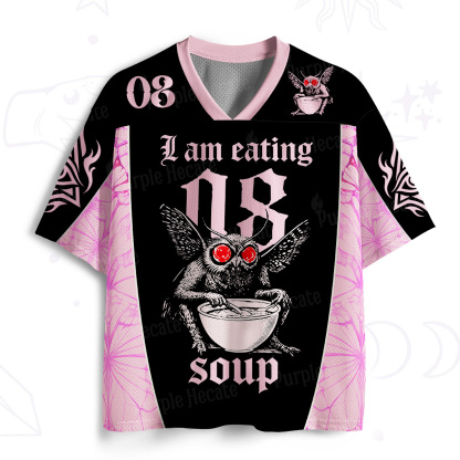 Purplehecate Mothman Eating Soup Mesh Jersey