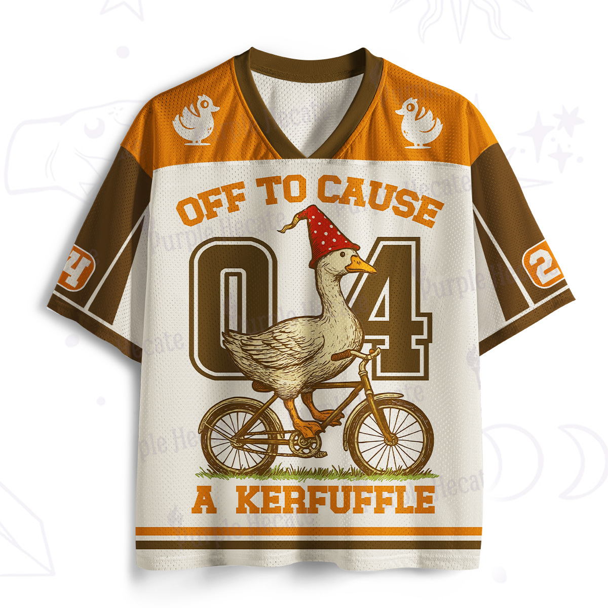 Purplehecate Off to Cause a Kerfuffle Goose Mesh Jersey