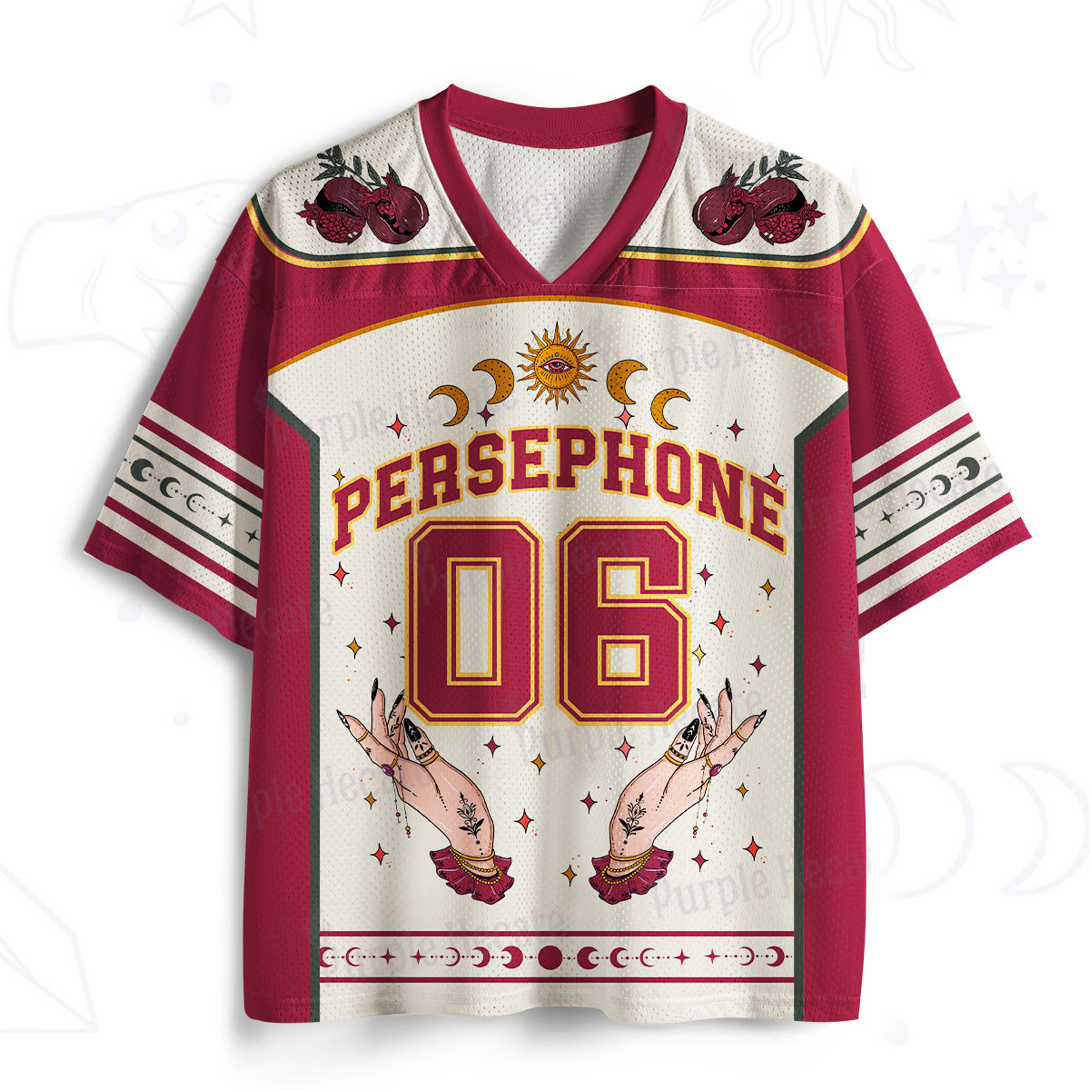 Purplehecate The Queen of the Underworld Persephone Mesh Jersey