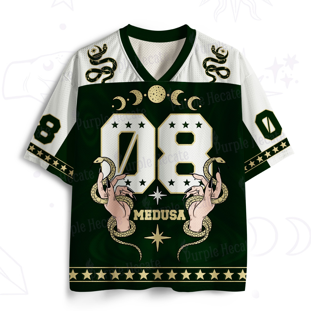Purplehecate The Cursed Goddess Medusa Mesh Jersey