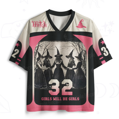 Purplehecate Girls Will Be Girls Witch Mesh Jersey
