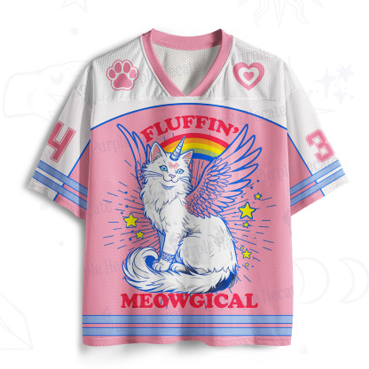 Purplehecate Fluffin Meowgical Mesh Jersey