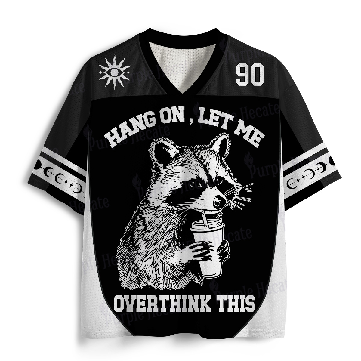 Purplehecate Hang On Let Me Overthink This Mesh Jersey