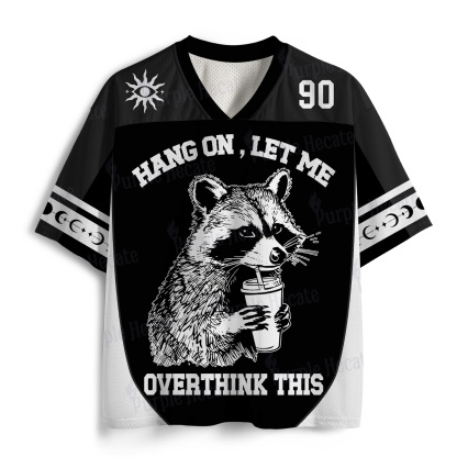 Purplehecate Hang On Let Me Overthink This Mesh Jersey