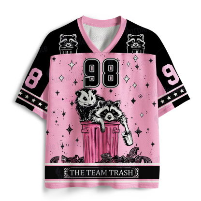 Purplehecate The Team Trash Raccoon & Possum Mesh Jersey