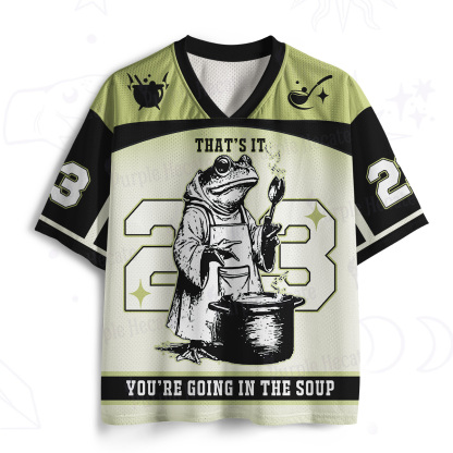 Purplehecate That's It You're Going in the Soup Mesh Jersey