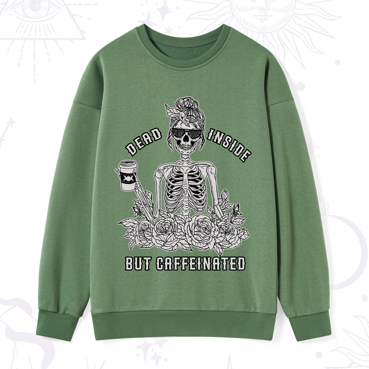 Purplehecate Everything Is Fine Sweatshirt