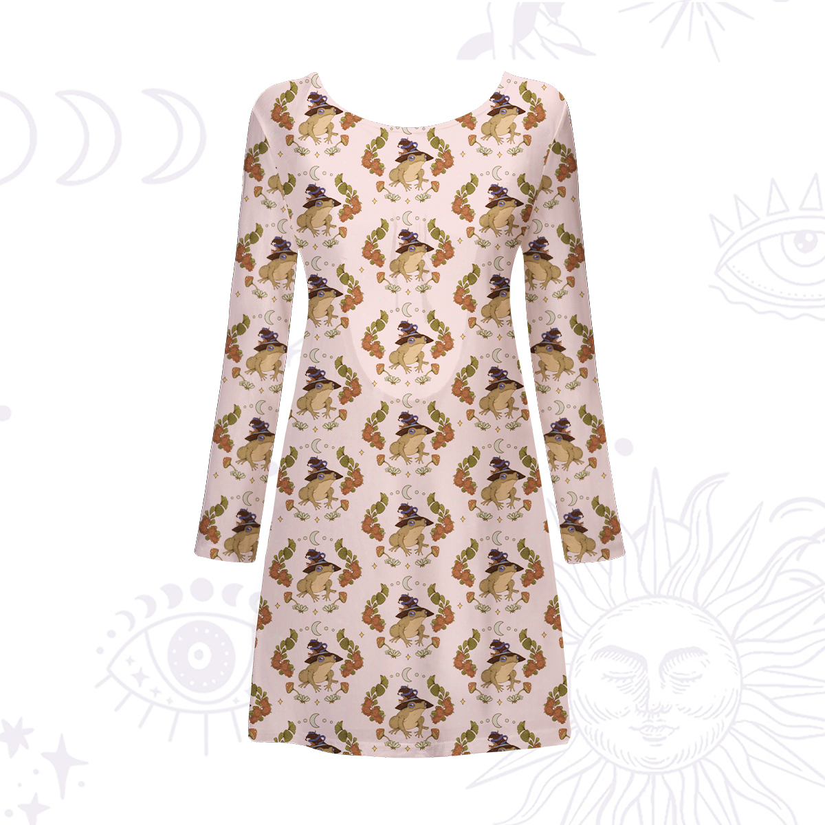 Purplehecate The Frog Beachwear Cover-Up Dress