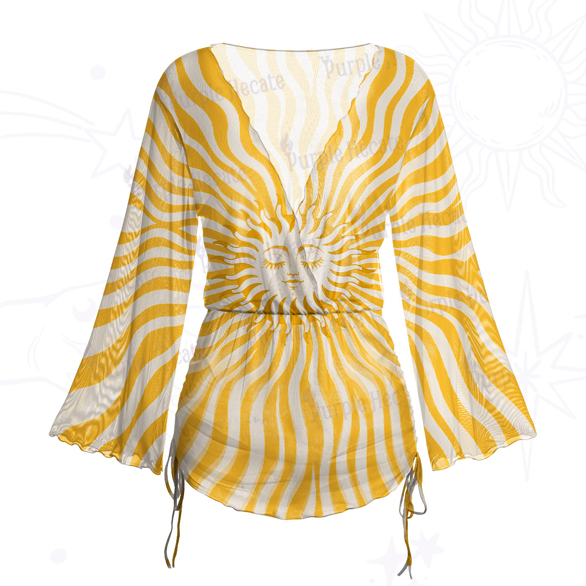 Purplehecate Rose Skull Maxi Tank Beachwear Dress