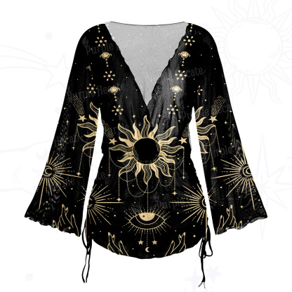 Purplehecate Solar Oracle Mesh Cover Up Dress