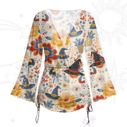 Purplehecate Witching Bloom Mesh Cover Up Dress